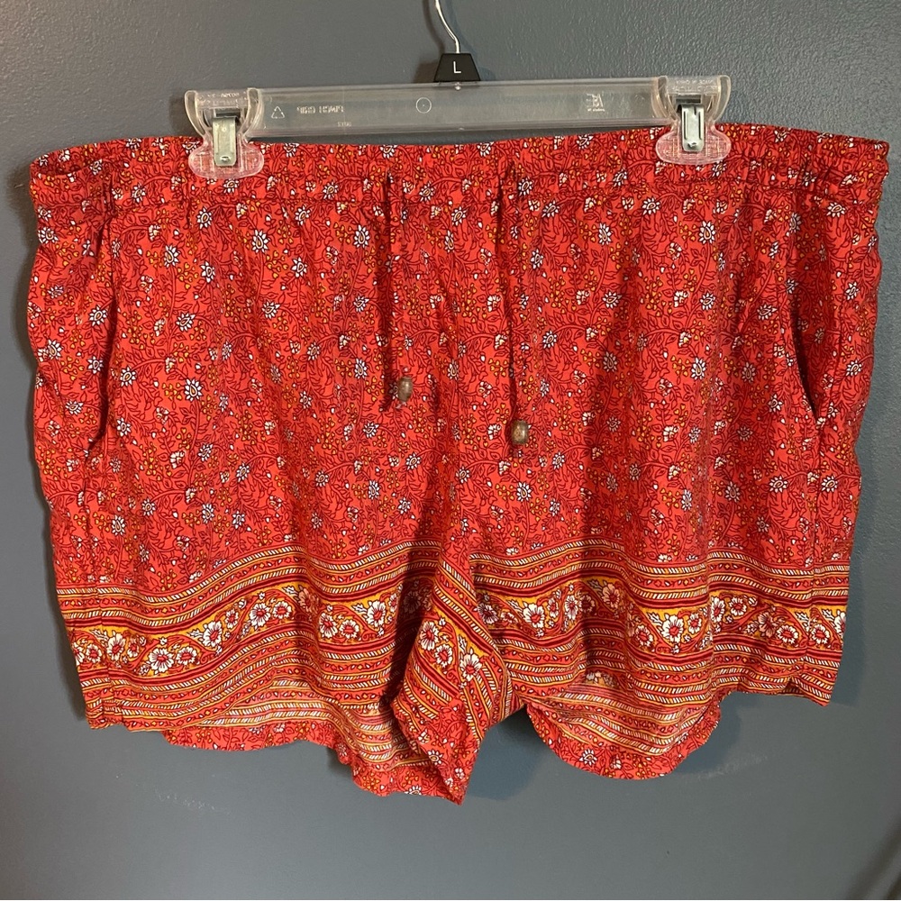 Old Navy Orange Shorts Vibrant Summer Style